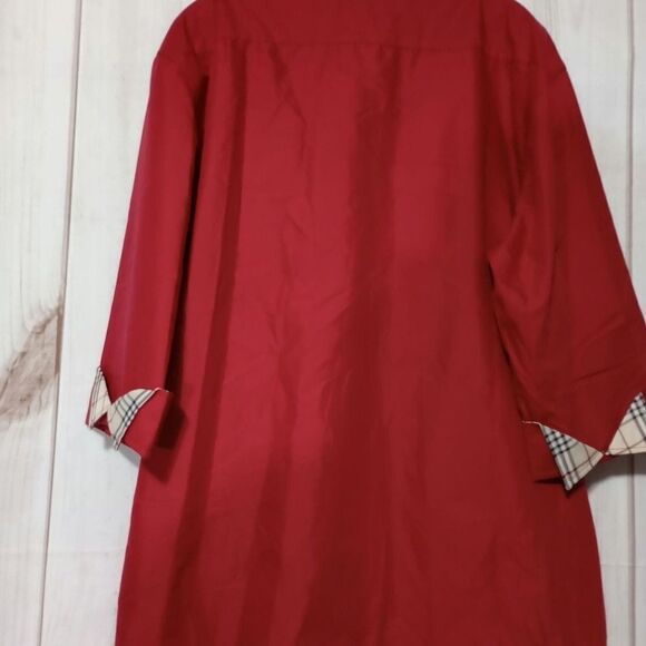Albertini Shirt Men's 3xl Red Button Front - Picture 2 of 8